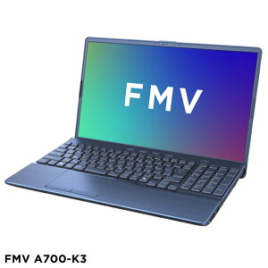 xm 15D6^tHD/Ryzen7/RadeonOtBbNX/16GB/256GB SSD/DVD/WiFi 6E FMV Note A ^bNu[ FMVA700K3L [FMVA700K3L]yRNHzyBLKPz