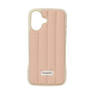 NATURAL�@design iPhone17�p �w�ʌ^�P�[�X FLUFFY �R�[���� IP25-61-FFYH05 [IP2561FFYH05]