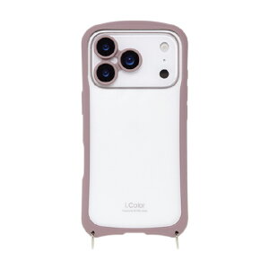 NATURAL�@design iPhone17 Pro�p �w�ʌ^�P�[�X I�DCOLOR �J�J�I IP25-63P-ICSH05 [IP2563PICSH05]