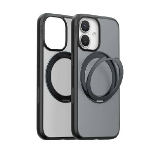 TORRAS iPhone17�p�����f��PC+TPU�P�[�X TORRAS OSTAND PRO �u���b�N X00FX2919 [X00FX2919]