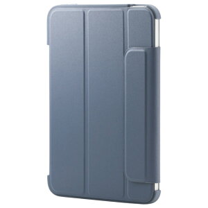 �G���R�� iPad mini(A17 Pro)�p�t���b�v�P�[�X ���^�y�� �J���[�G�b�W �w�ʃN���A �u���[�O���[ TB-A25SWVFCBG [TBA25SWVFCBG]�yJSPM�z