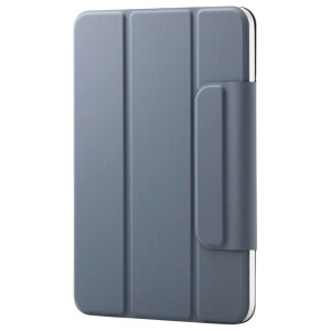 �G���R�� iPad mini(A17 Pro)�p�t���b�v�P�[�X �����^ �}�O�l�b�g���E �X���[�v�Ή� �u���[�O���[ TB-A25SWVPF2BG [TBA25SWVPF2BG]