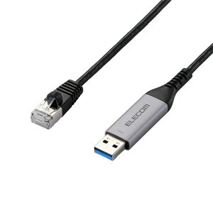 �G���R�� USB-A LAN�ϊ��P�[�u��(1Gbps)(1�D0m) �u���b�N LD-AL1G10BK [LDAL1G10BK]�yAPRP�z
