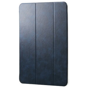 �G���R�� 13�C���`iPad Pro(M4)�p �t���b�v�P�[�X ���^�y�� �w�ʃN���A 2�A���O�� �l�C�r�[ TB-A25PLWVNV [TBA25PLWVNV]�yMCMP�z