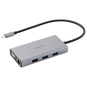 �G���R�� USB Type-C(TM) Dual Display�Ή� 10in1�h�b�L���O�X�e�[�V���� �V���o�[ DST-101BPSV [DST101BPSV]