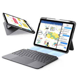 ESR iPad(A16/��10����)�pFLEX ���E���L�[�{�[�h�P�[�X �_�[�N�O���[ ES28335 [ES28335]