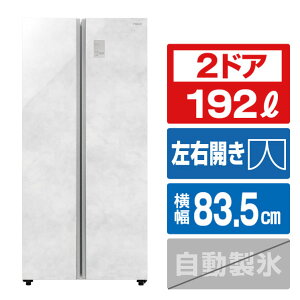 AQUA 475L 2�h�A�Ⓚ�①��(�T�C�h�o�C�T�C�h) SIDE BY SIDE �N���A�}�[�u���z���C�g AQR-SBS48A(W) [AQRSBS48AW]�yRNH�z