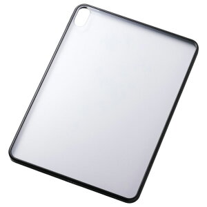 �G���R�� 11�C���`iPad Air(M3/M2)�p�N���A�P�[�X �y�� �J���[�G�b�W �w�ʃN���A �u���b�N TB-A25MTSLOBK [TBA25MTSLOBK]�yJSPM�z