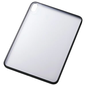 �G���R�� iPad(A16)�p�N���A�P�[�X �y�� �J���[�G�b�W �w�ʃN���A �u���b�N TB-A25RTSLOBK [TBA25RTSLOBK]�yJSPM�z