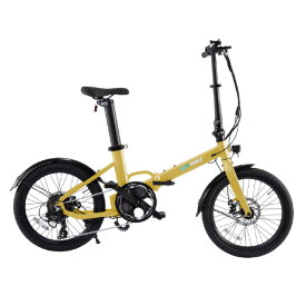 シンサンカイ 折りたたみ電動アシスト自転車 ERWAY A05 イエローカーキ ERWAY-A05-YEOKAKI [ERWAYA05YEOKAKI]
