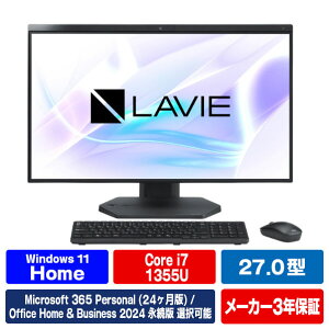 NEC 27�^�����\�f�X�N�g�b�v e angle select LAVIE A27 �t�@�C���u���b�N PC-A2795LAB-E6 [PCA2795LABE6]�yRNH�z