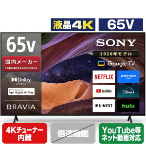 SONY 65�^ GoogleTV�Ή� 4K�t���e���r BRAVIA KJ-65X83L [KJ65X83L]�yRNH�z