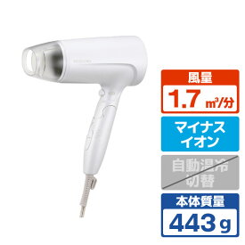 テスコム マイナスイオン ヘアドライヤー ホワイト TD460B-W [TD460BW]【RNH】【JSPM】