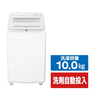 SHARP 10kg�C���o�[�^�[�S��������@��܎������� �z���C�g�n ES-SW10L-W [ESSW10LW]�yRNH�z