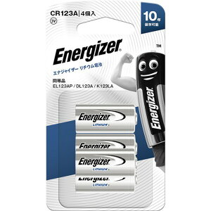 Energizer ���`�E���d�r�@4�{�p�b�N CR123AJ4P [CR123AJ4P]