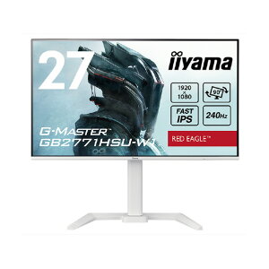 �}�E�X�R���s���[�^�[ 27�^ IPS���� �t��HD �Q�[�~���O�t���f�B�X�v���C iiyama �z���C�g GB2771HSU-W1 [GB2771HSUW1]�yRNH�z