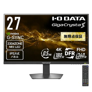 I�EO�f�[�^ Mini LED�̗p 4K180Hz�L�F��27�^�Q�[�~���O���j�^�[ GigaCrysta LCD-GDU271JLAQD [LCDGDU271JLAQD]�yRNH�z
