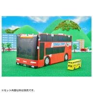 タカラトミー トミカビークルタウン ビッグに変形 2階だてバスロータリー(トミカ付き) トミカビ-クルタウ…