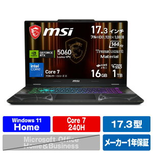 MSI Cyborg-17-B2RWFKG-6665JP �I�f�b�Z�C�O���C & �X�P���g�� CYBORG17B2RWFKG-6665JP [CYBORG17B2RWFKG6665JP]