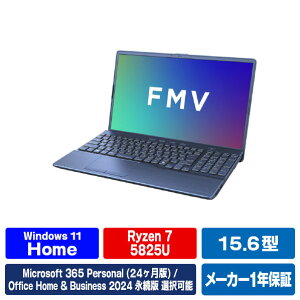 �x�m�� 15�D6�^�t��HD/Ryzen7/Radeon�O���t�B�b�N�X/������16GB/��512GB SSD/DVD/WiFi 6E FMV Note A ���^���b�N�u���[ FMVA700L1L [FMVA700L1L]�yRNH�z