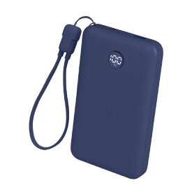 MOTTERU 準固体モバイルバッテリー 10000mAh e angle select ネイビー EAN-MBSS10001-NV [EANMBSS10001NV]
