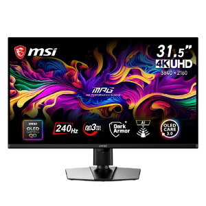 MSI QD-OLED���j�^�[ �u���b�N MPG-322UR-QD-OLED-X24 [MPG322URQDOLEDX24]