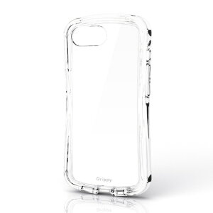 �G���R�� iPhone 17e/16e�p Grippy �n�C�u���b�h�P�[�X �I�[���N���A ���^���X�e�b�J�[�t �N���A PM-A26SGRPACR [PMA26SGRPACR]