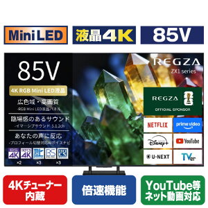 TVS REGZA 4K RGB-Mini LED�t�� REGZA 85ZX1S [85ZX1S]�yRNH�z