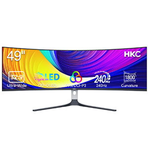 HKC �t���f�B�X�v���C Gaming Monitor GS49UK [GS49UK]