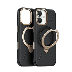 TORRAS iPhone17�p �����f��PC�{TPU�P�[�X TORRAS OSTAND Q3 ���U�[�g�[�� �u���b�N X00FX3071 [X00FX3071]