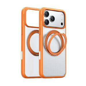 TORRAS iPhone17 Pro�p �����f��PC+TPU�P�[�X TORRAS OSTAND PRO �I�����W X00FX2925 [X00FX2925]