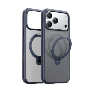 TORRAS iPhone17 Pro�p �����f��PC+TPU�P�[�X TORRAS OSTAND Q3 SPIN �~�h�i�C�g�u���[ X00FX2917 [X00FX2917]