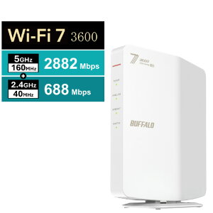 �o�b�t�@���[ ����LAN�e�@ 11be/ax/ac/n/a/g/b 2882+688Mbps �z���C�g WSR3600BE4P-WH [WSR3600BE4PWH]�yRNH�z