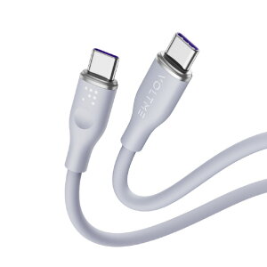 VOLTME �V���R�� �[�d�P�[�u�� USB-C&USB-C 100W �O���[ C2144 [C2144]