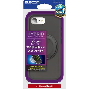 �G���R�� iPhone17e/16e�p �n�C�u���b�h�P�[�X MAGKEEP �X�^���h �}�b�g�u���b�N PM-A25SMAGSTBK [PMA25SMAGSTBK]
