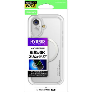 �G���R�� iPhone17�p�n�C�u���b�h�P�[�X MAGKEEP �z���C�g PM-A25AMAG02WH [PMA25AMAG02WH]