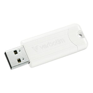 Verbatim USB3�D2�Ή��R��USB�������[(64GB)�X���C�h�� �z���C�g USBSPS64GWVE [USBSPS64GWVE]