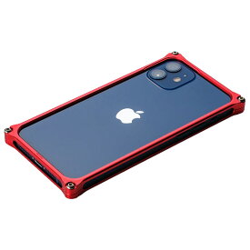 テラ スマホケース ソリッドバンパー for iPhone12mini GILD design レッド GI-429R [GI429R]