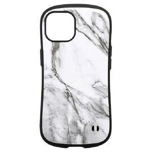 Hamee iPhone 14�p�n�C�u���b�h�P�[�X iFace First Class Marble �z���C�g 41-946183 [41946183]