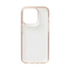 Hamee iPhone 14 Pro用ハイブリッドケース PATCHWORKS LUMINA クリア/ピンク 41-948538 [41948538]