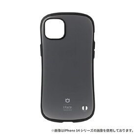 Hamee iPhone 15 Plus用ハイブリッドケース iFace First Class KUSUMI くすみブラック 41-960363 [41960363]