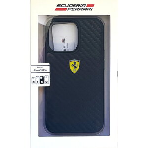 �G�A�[�W�F�C iPhone 13 Pro�p���A���J�[�{�� �w�ʃP�[�X FERRARI �u���b�N FEHCP13LFCABK [FEHCP13LFCABK]