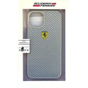 �G�A�[�W�F�C iPhone 13�p���A���J�[�{�� �w�ʃP�[�X FERRARI �V���o�[ FEHCP13MFCASI [FEHCP13MFCASI]