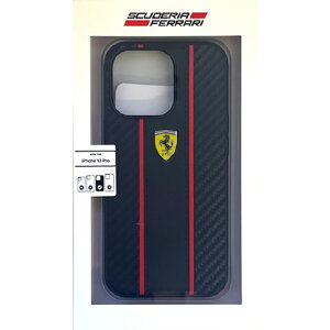 �G�A�[�W�F�C iPhone 13 Pro�pPU�J�[�{�� �w�ʃP�[�X FERRARI �u���b�N FESNMHCP13LBK [FESNMHCP13LBK]
