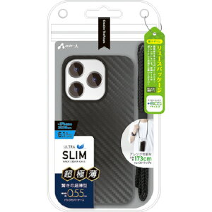 �G�A�[�W�F�C iPhone 14 Pro�p���ɔ�TPU�o�b�N�J�o�[�P�[�X �J�[�{�� AC-P22P-SCB [ACP22PSCB]