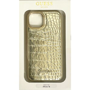 GUESS iPhone 14�p�N���R�� �w�ʃP�[�X �S�[���h GUHCP14SHGCRHD [GUHCP14SHGCRHD]