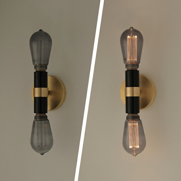 楽天市場】E26 デュアルブラケットライト 2灯 ウォールライト  