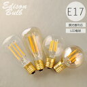 【口金E17】【調光器対応】エジソン バルブ EDISON BULB (LED/100V) LED 照明 エジソン電球 ミニサイズ レトロ電球 電…