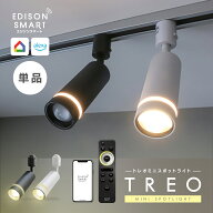 【単品】スポットライト 調光 調色 ダクトレール用 LED 一体型 間接照明モード搭載 エジソンスマート TRE…