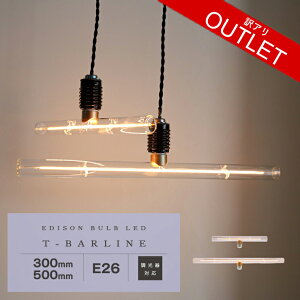�y��A���z�G�W�\���o���uLED E26 T�o�[���C�� �N���A 300mm/500mm �󂠂� �G�W�\���d�� LED�d��(����E26) �A�E�g���b�g B�i ������Ή�